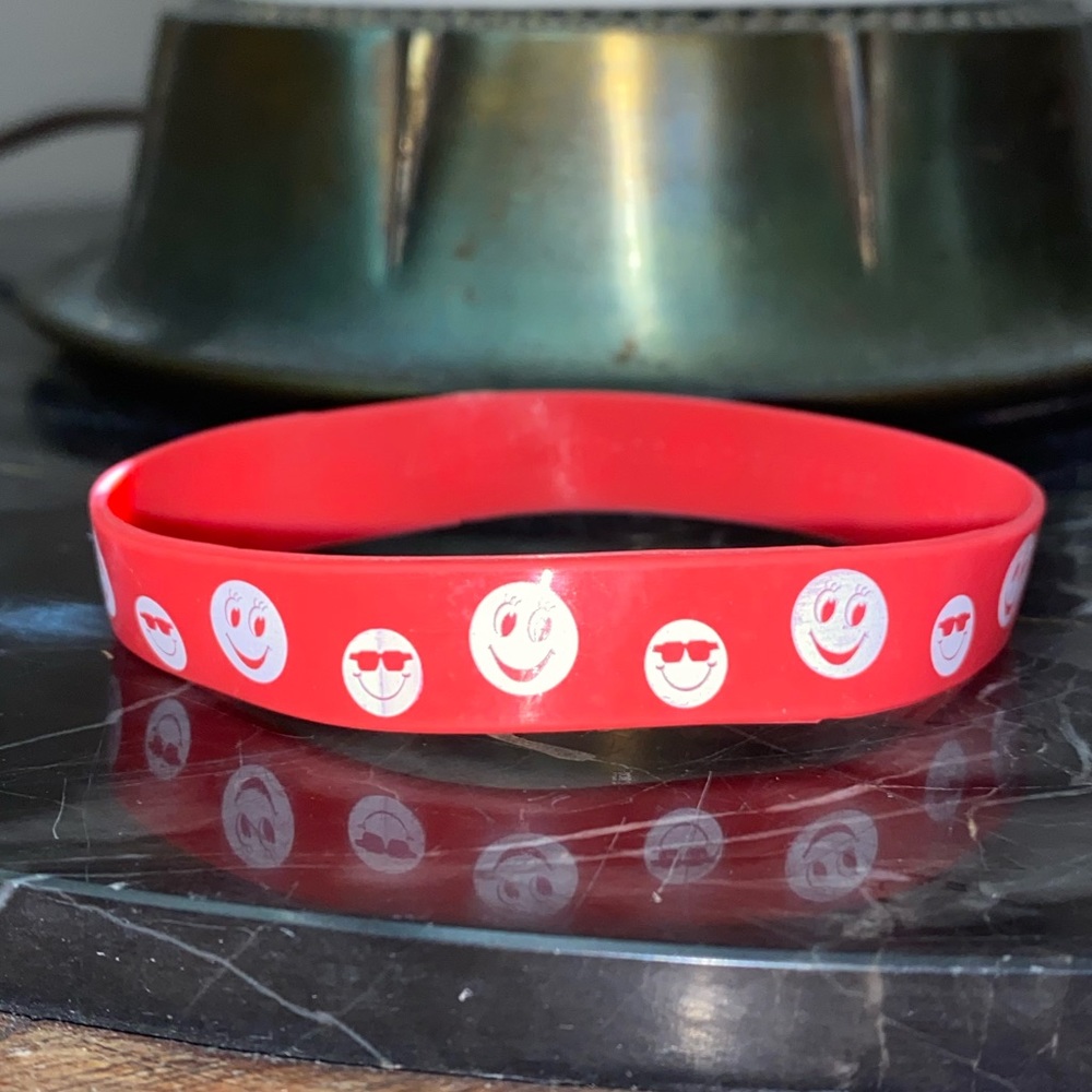 Red Happy Face Bracelet